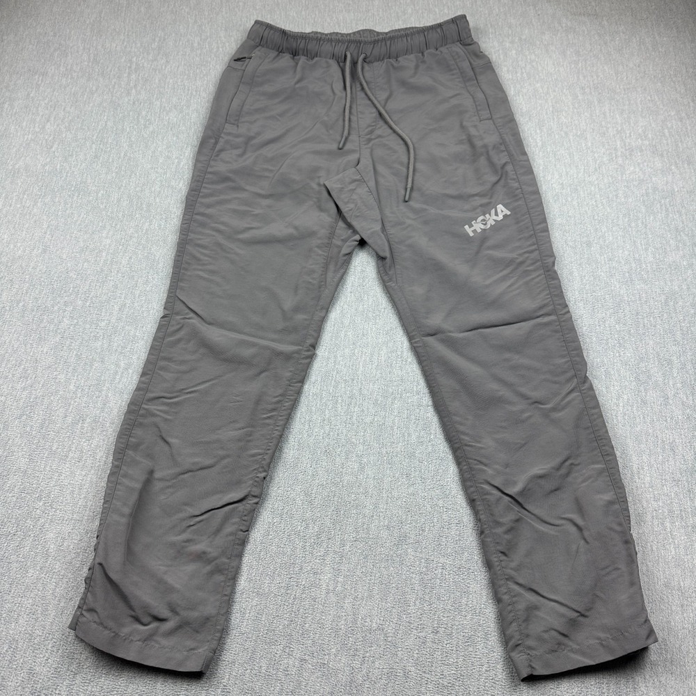Hoka One One Pants Mens Medium Gray Lifestyle Jogger Athletic Relaxed Training